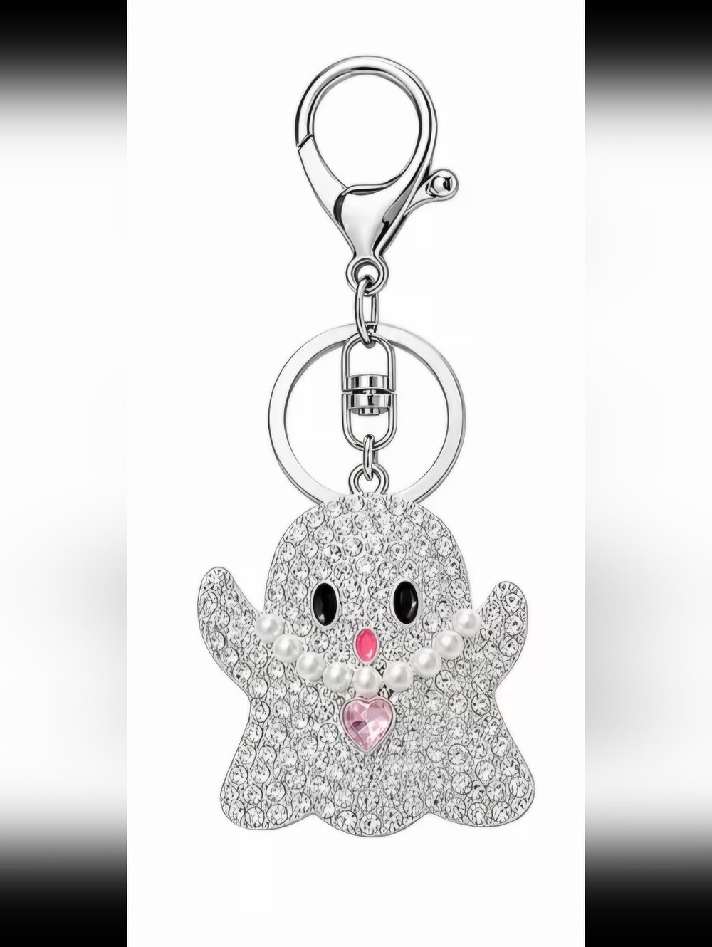 Adorable Ghost Bag Charm/ Keychain NEW